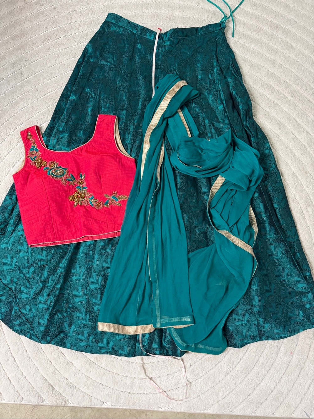 Green Lehenga set